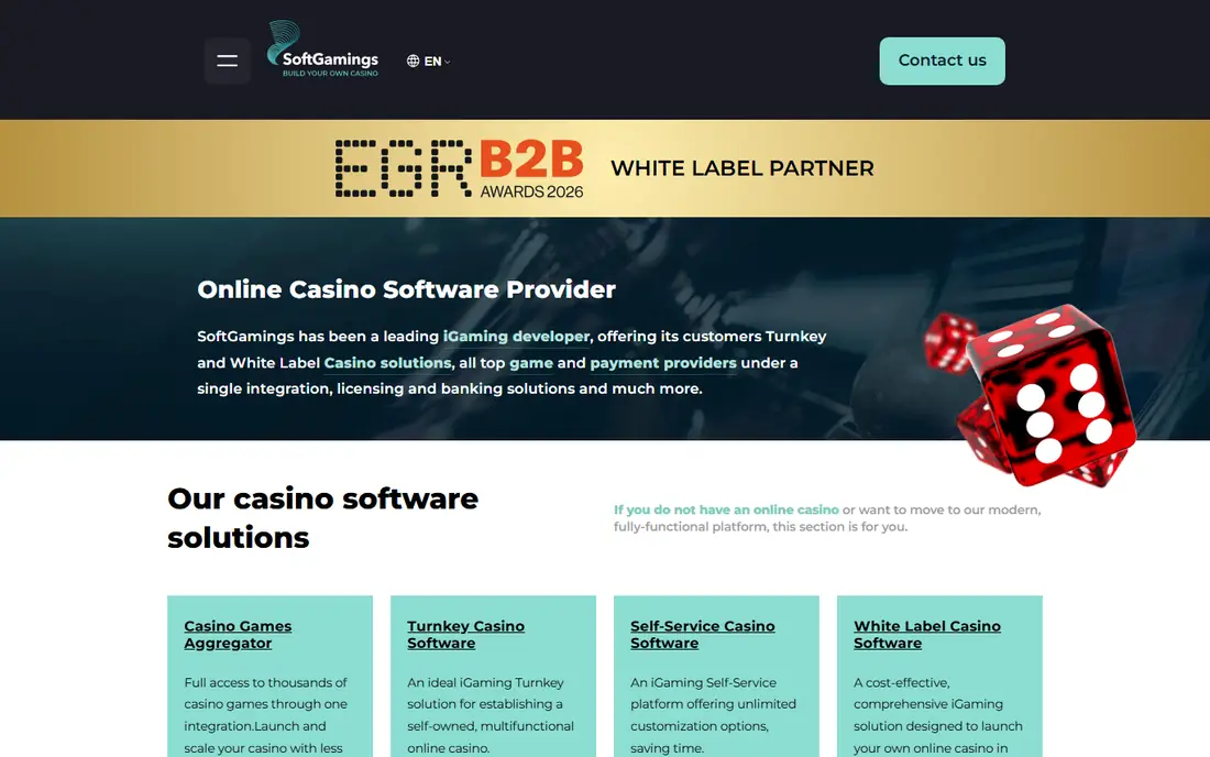 SoftGamings homepage