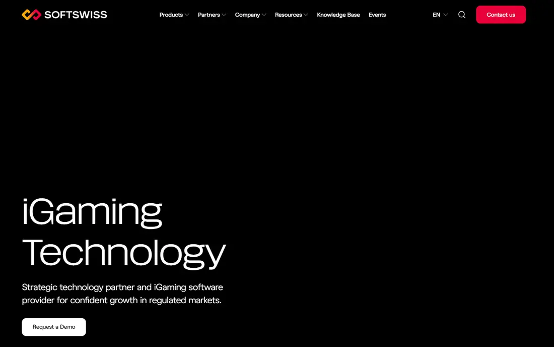 SOFTSWISS homepage