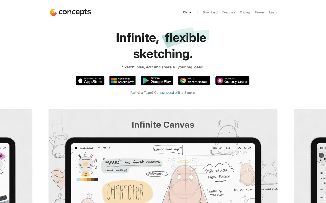 Concepts homepage