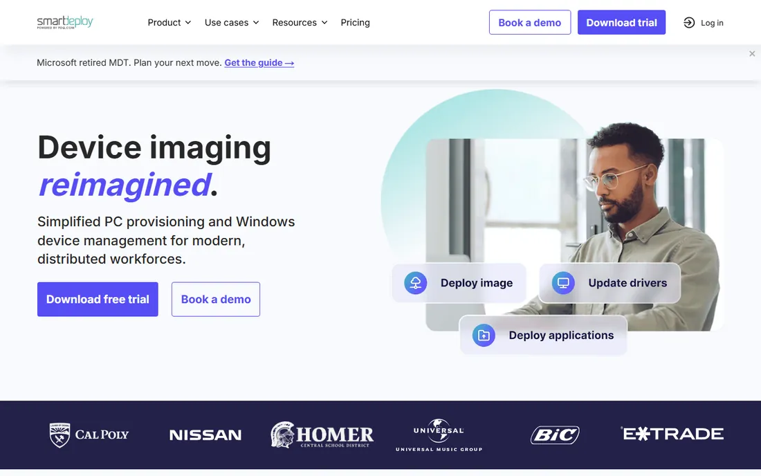 SmartDeploy homepage