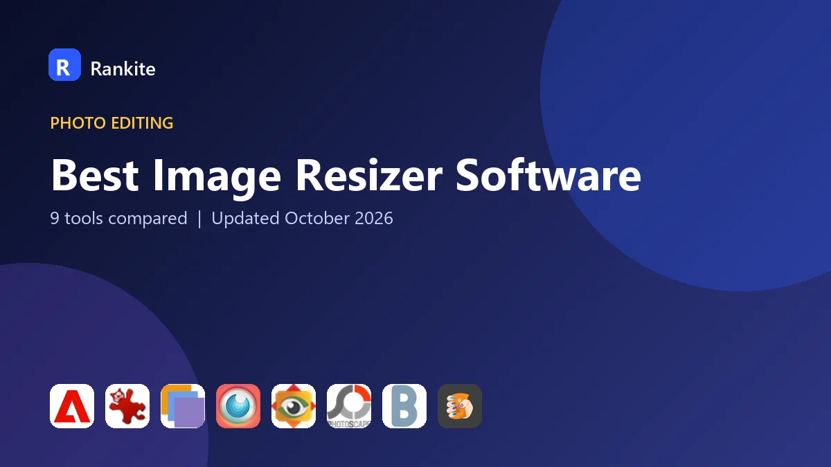 Best Image Resizer Software in 2026: 9 Tools Compared