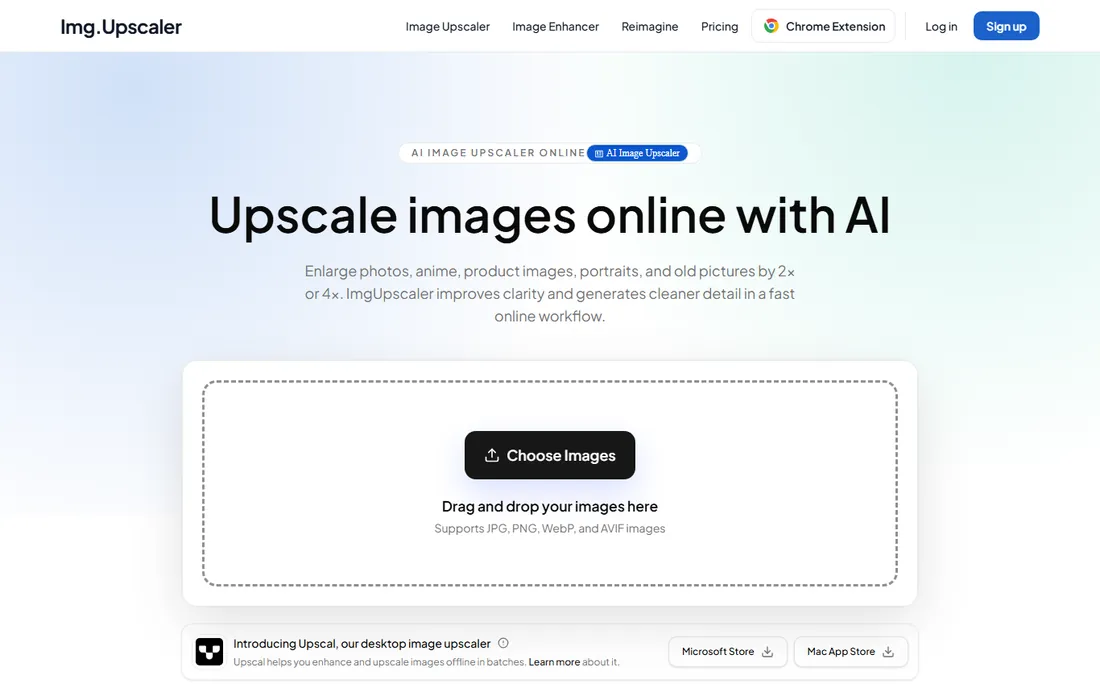 imgupscaler homepage