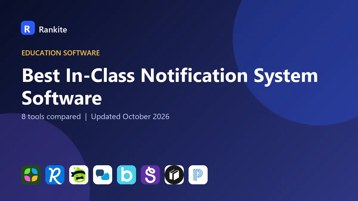Best In-Class Notification System Software in 2026: 8 Tools Compared