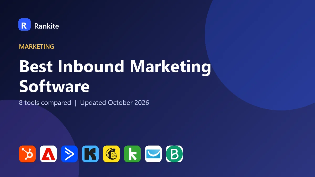 Best Inbound Marketing Software in 2026: 8 Tools Compared