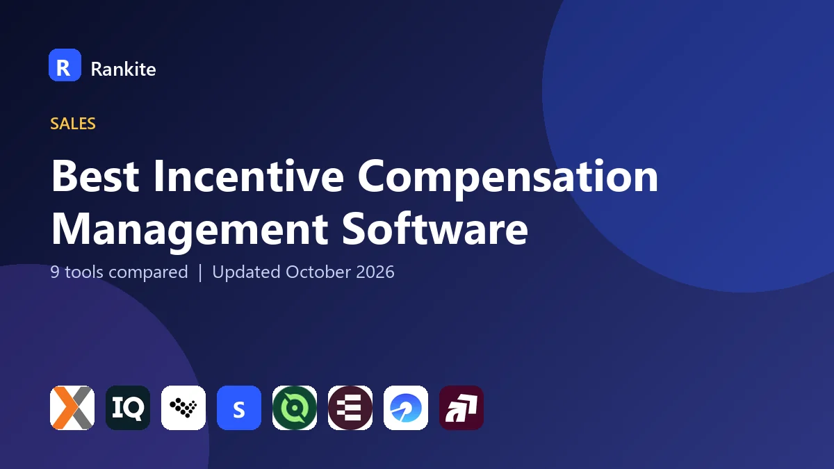 Best Incentive Compensation Management Software in 2026: 9 Tools Compared