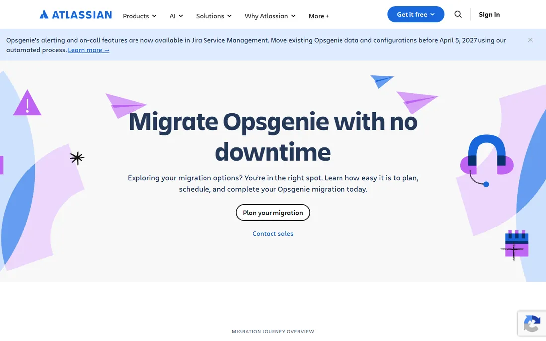 Opsgenie homepage
