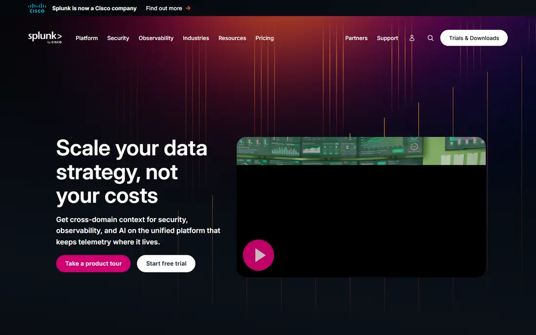Splunk SOAR homepage