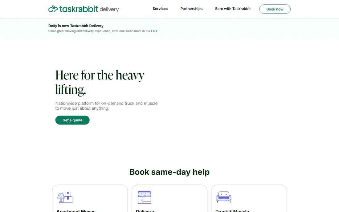 Dolly homepage