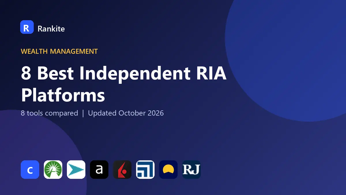 8 Best Independent RIA Platforms in 2026: 8 Tools Compared