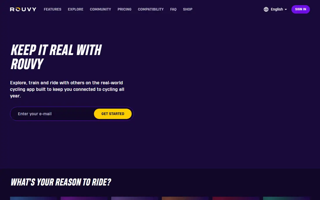 ROUVY homepage