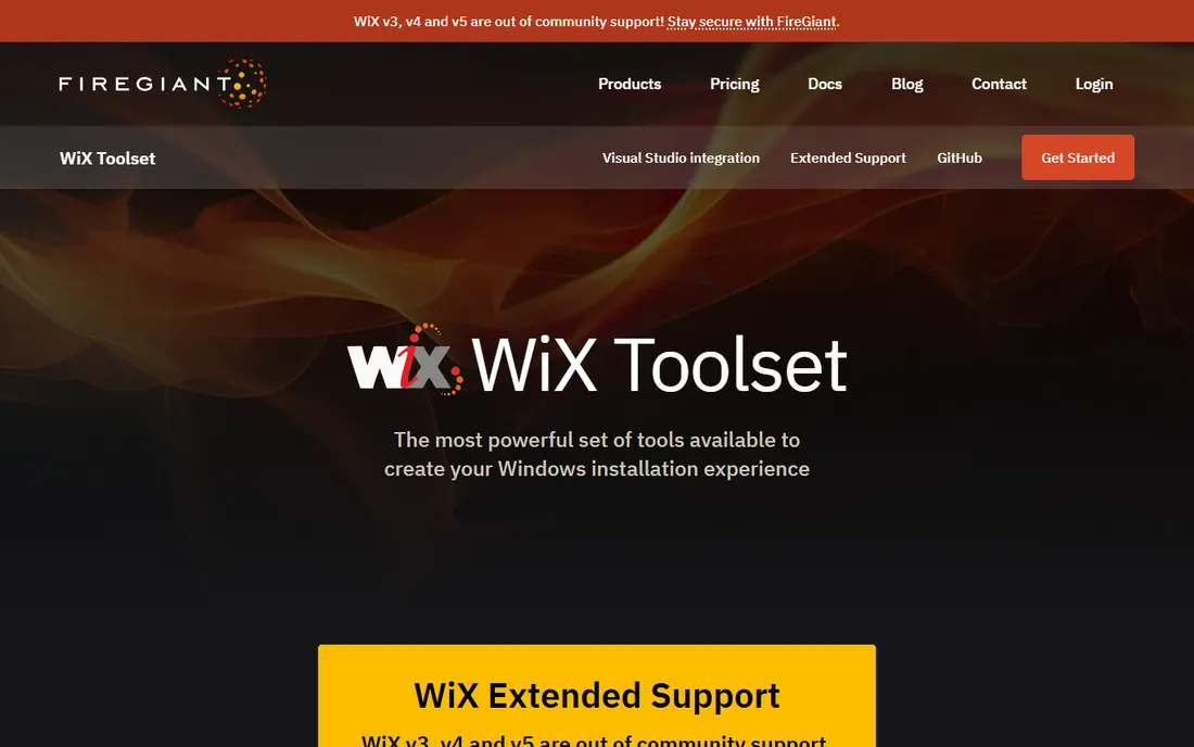 WiX Toolset homepage