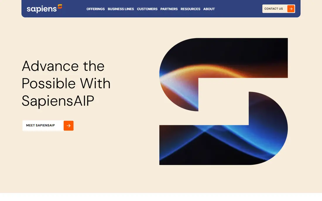 Sapiens DataSuite homepage