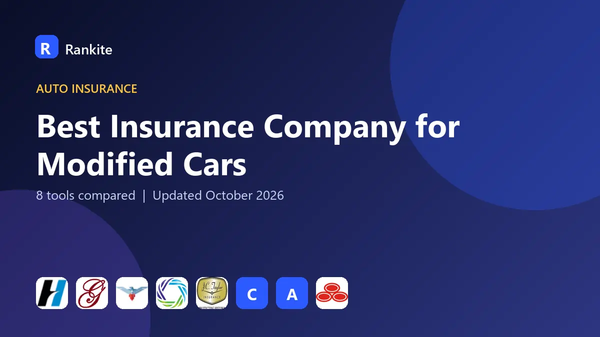 Best Insurance Company for Modified Cars in 2026: 8 Tools Compared