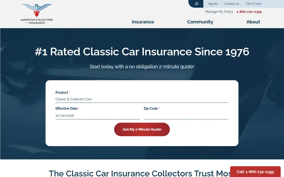 American Collectors homepage