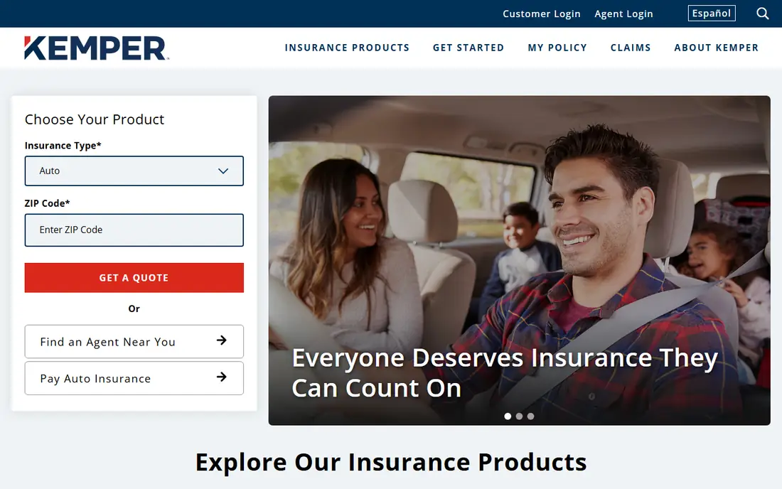 Kemper homepage