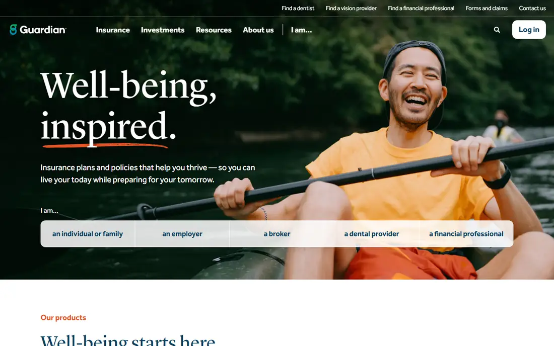 Guardian homepage