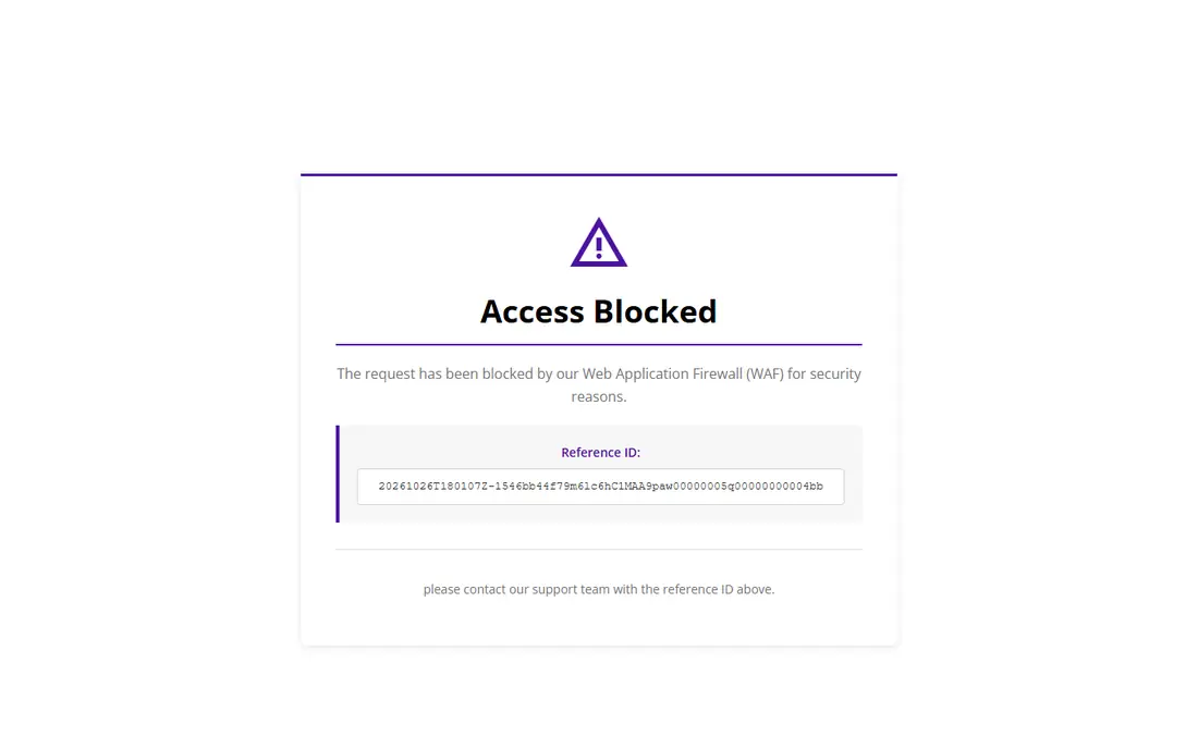 Protective homepage