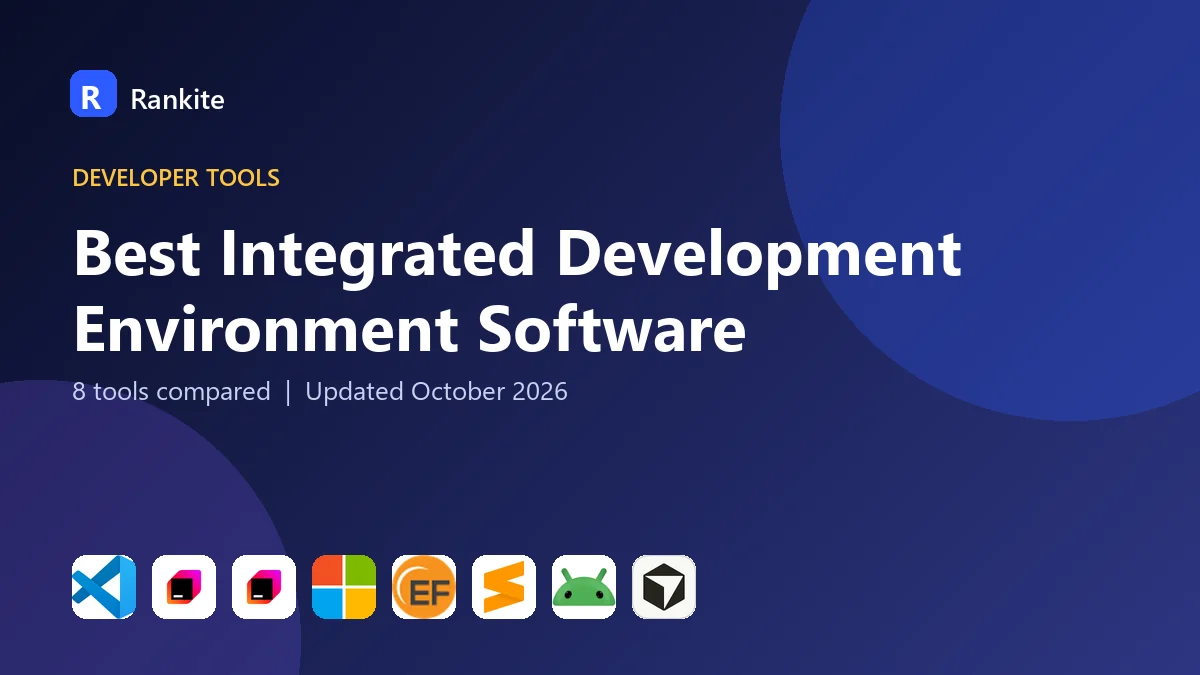 Best Integrated Development Environment Software: 8 Tools Compared