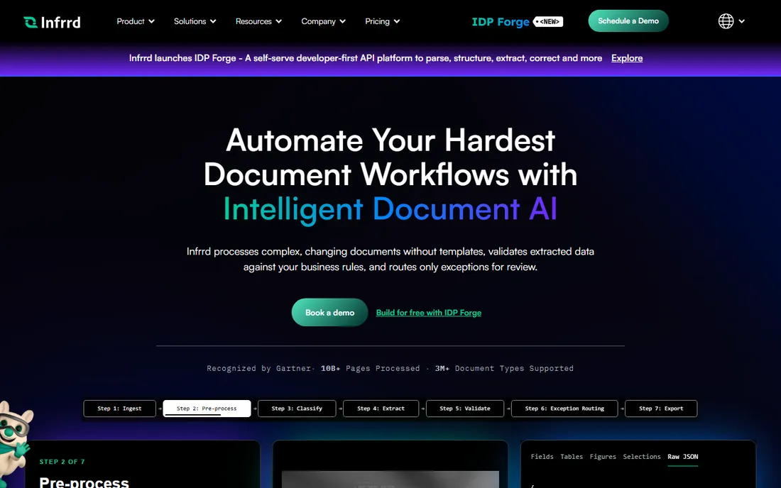 Infrrd homepage