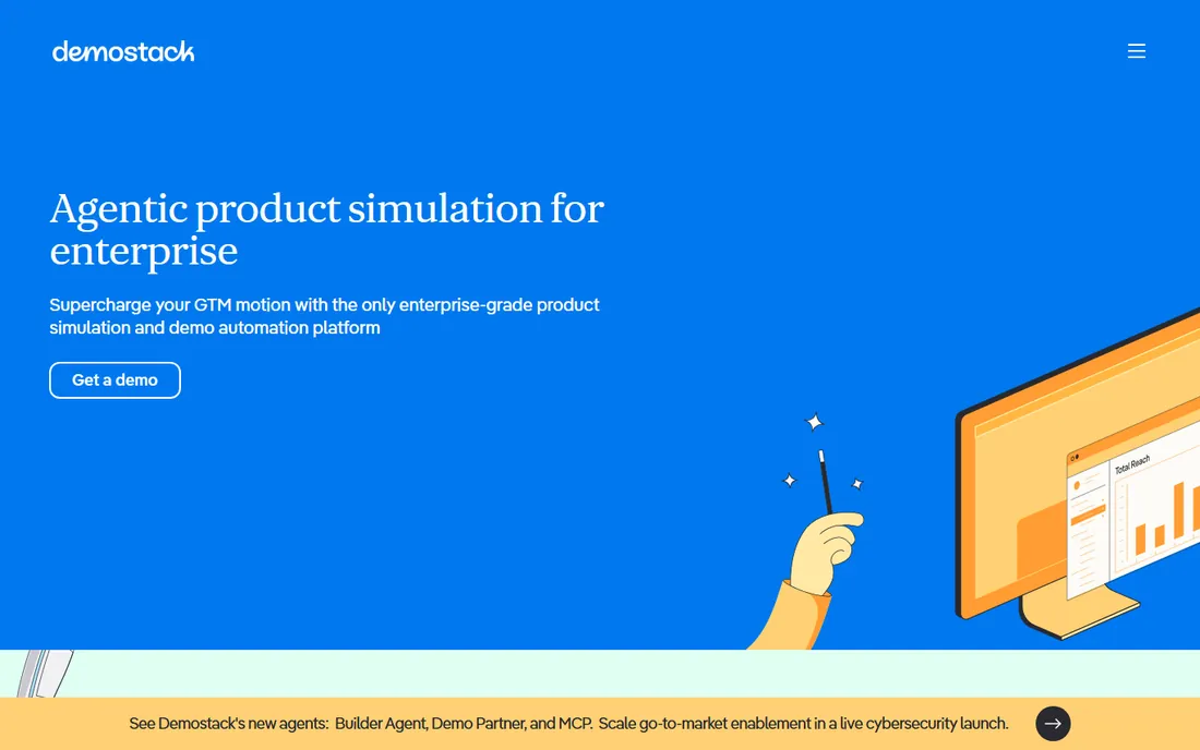 Demostack homepage