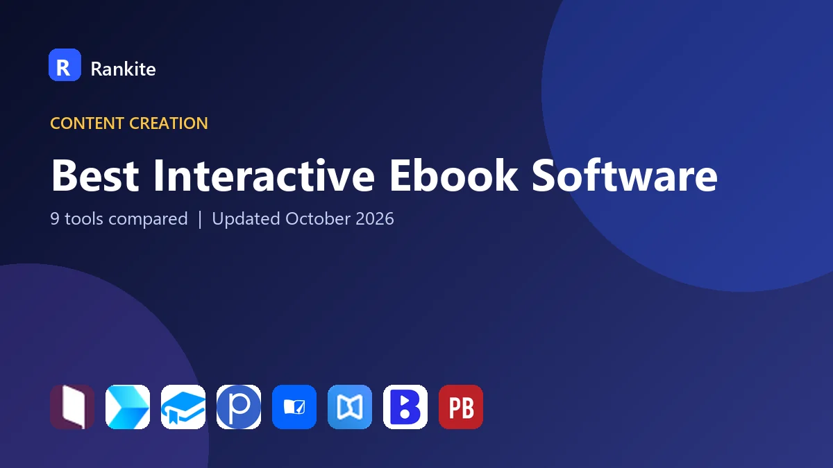 Best Interactive Ebook Software in 2026: 9 Tools Compared