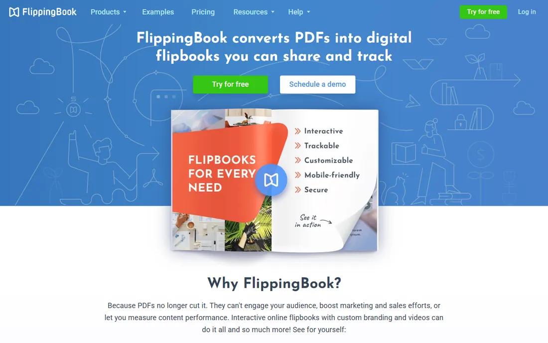 FlippingBook homepage