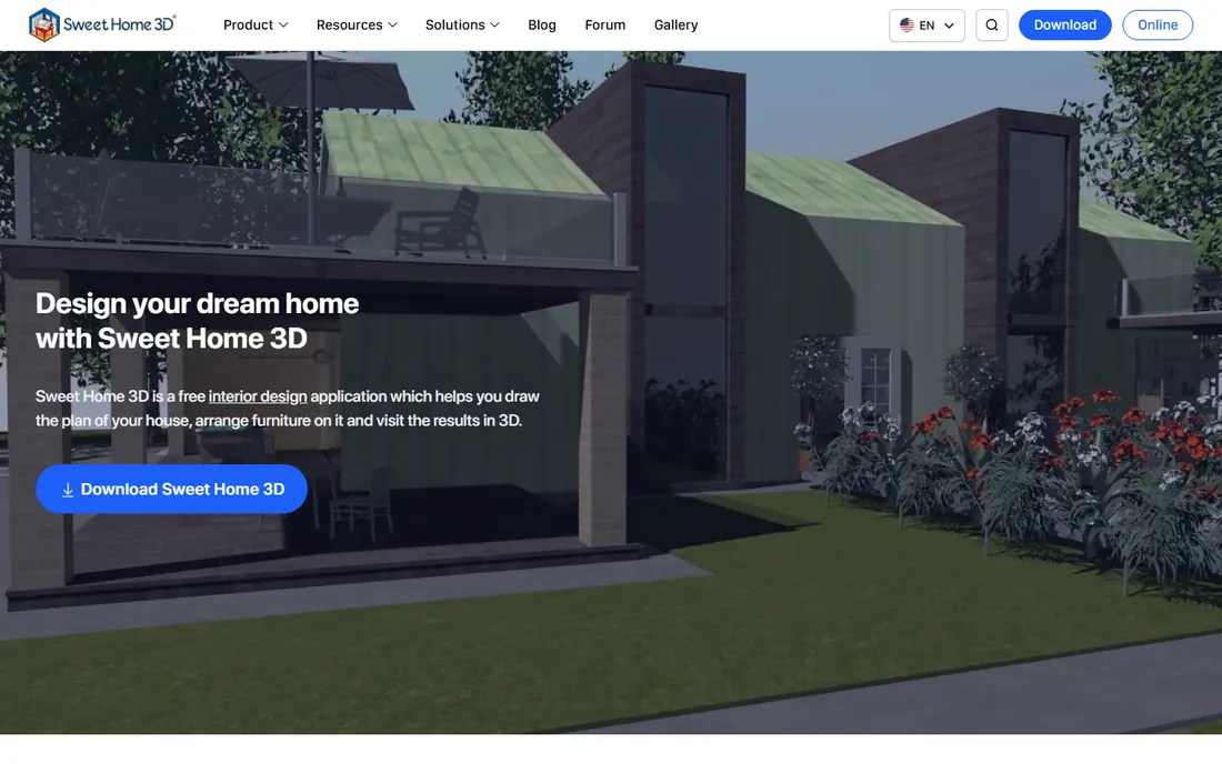 Sweet Home 3D homepage