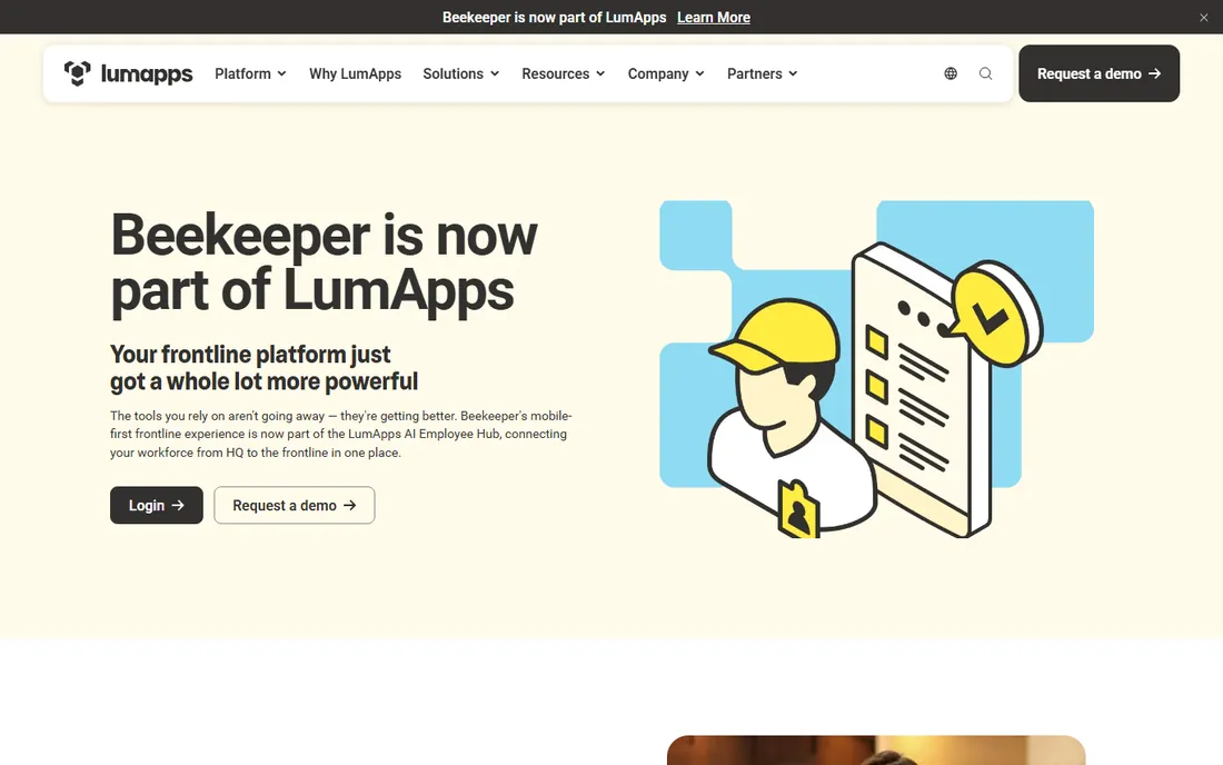 Beekeeper homepage