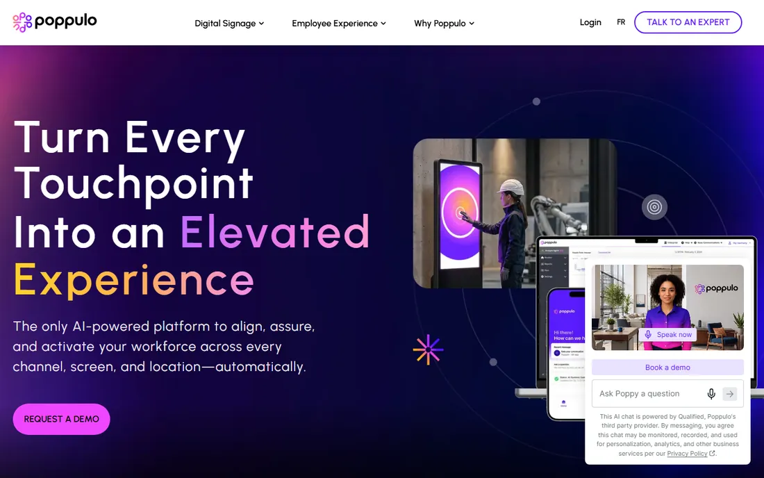 Poppulo homepage