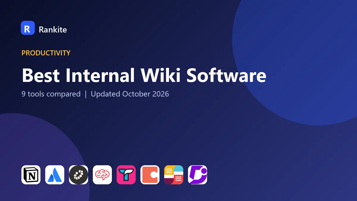 Best Internal Wiki Software in 2026: 9 Tools Compared