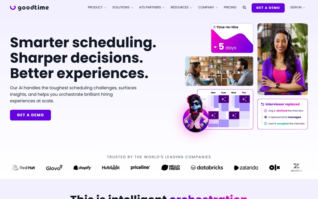 GoodTime homepage