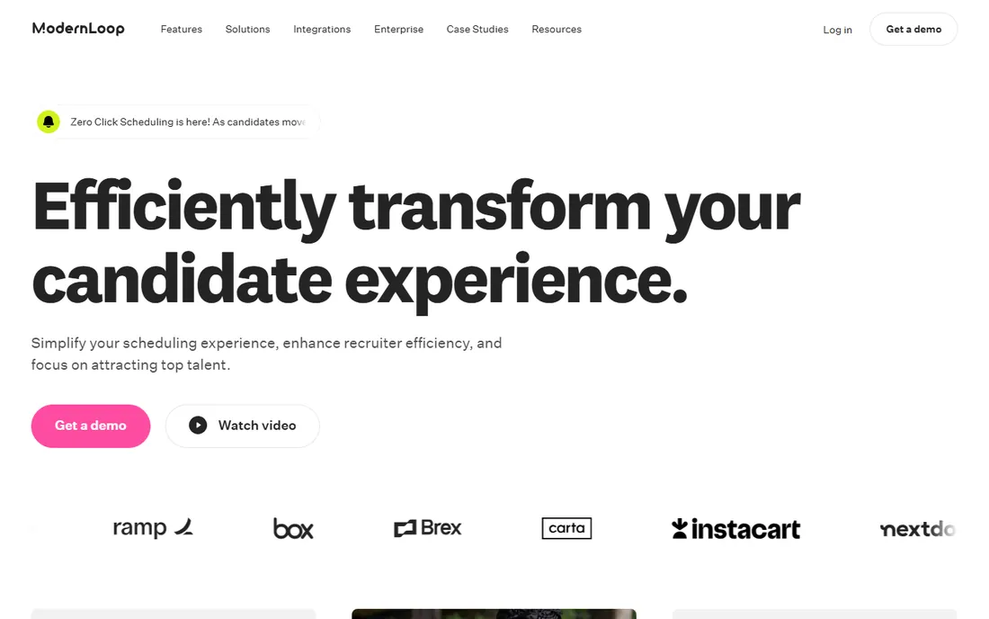 ModernLoop homepage