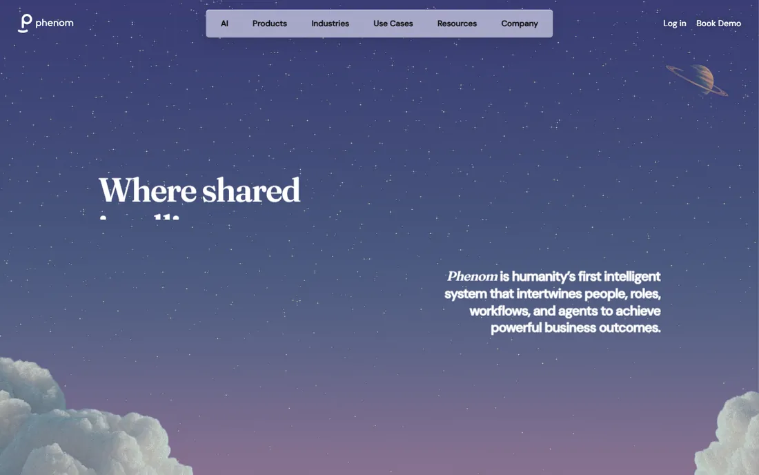 Phenom homepage