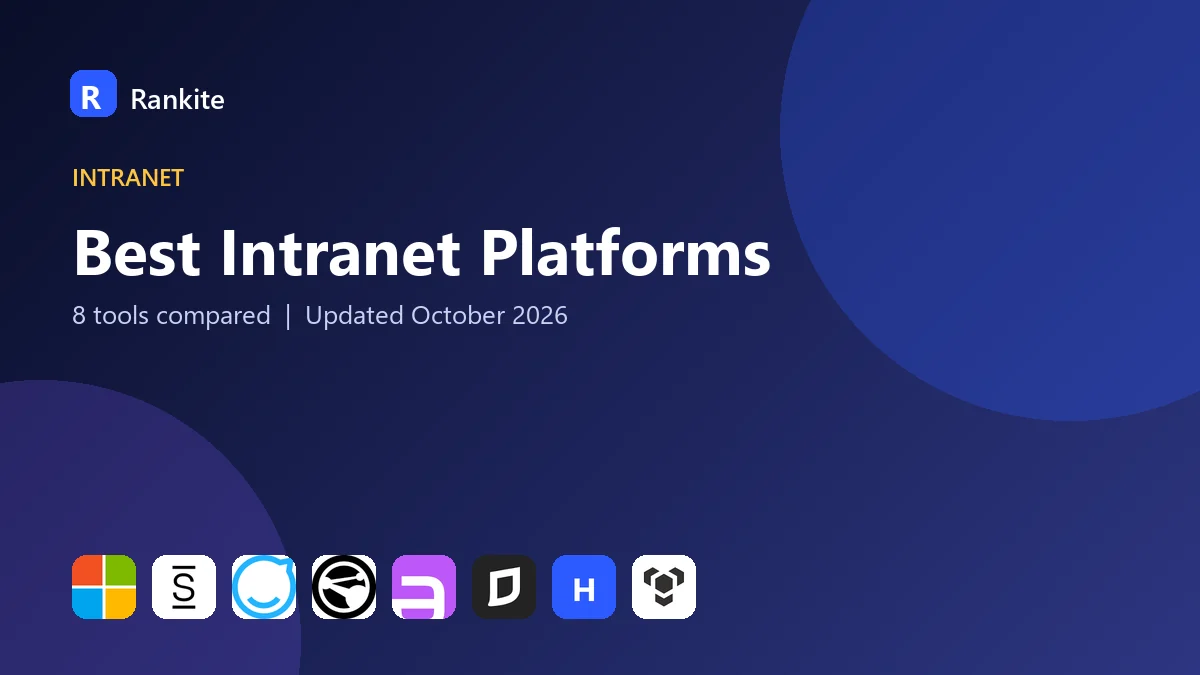Best Intranet Platforms in 2026: 8 Tools Compared
