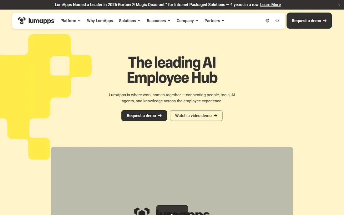LumApps homepage
