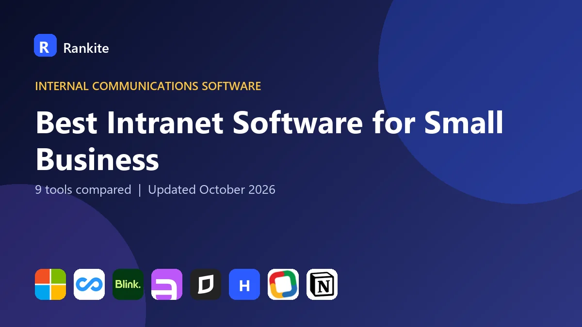 Best Intranet Software for Small Business in 2026: 9 Tools Compared