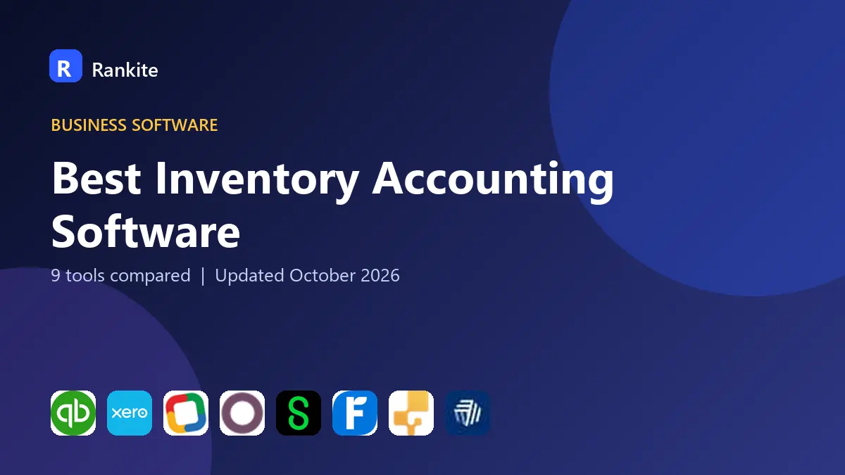 Best Inventory Accounting Software in 2026: 9 Tools Compared