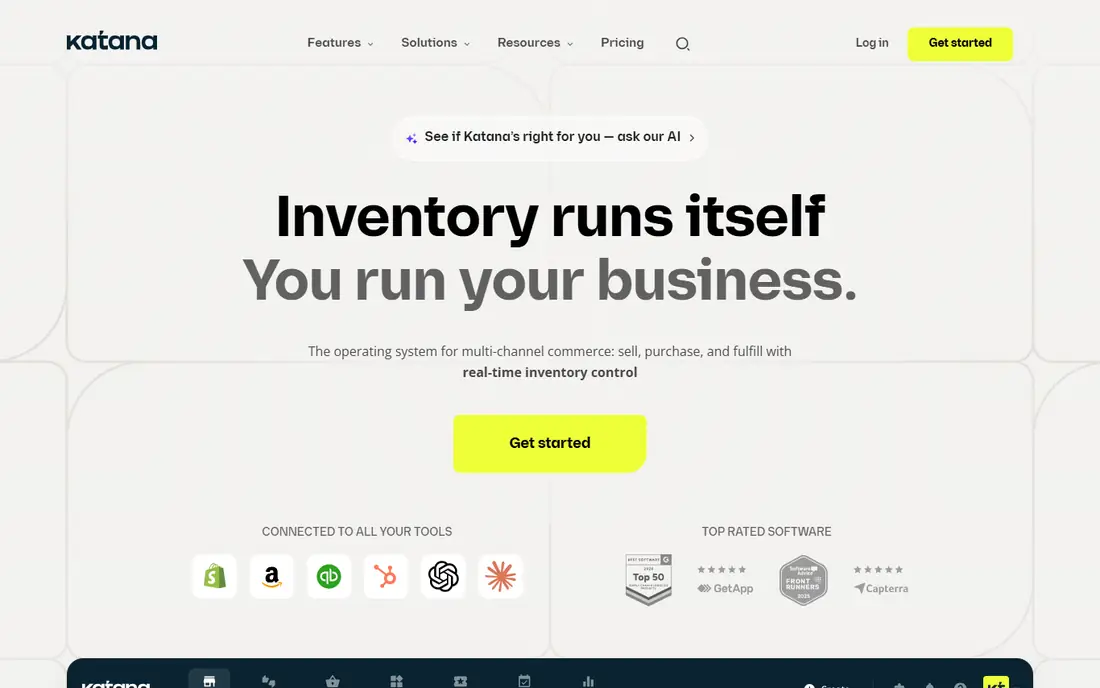 Katana homepage