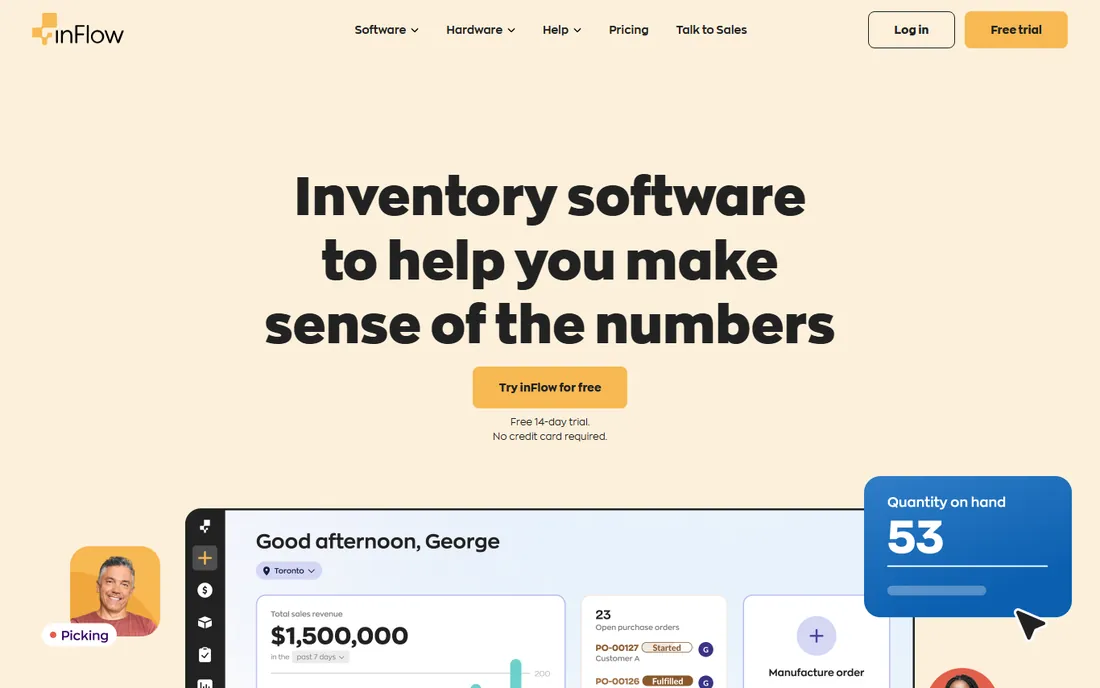 inFlow homepage