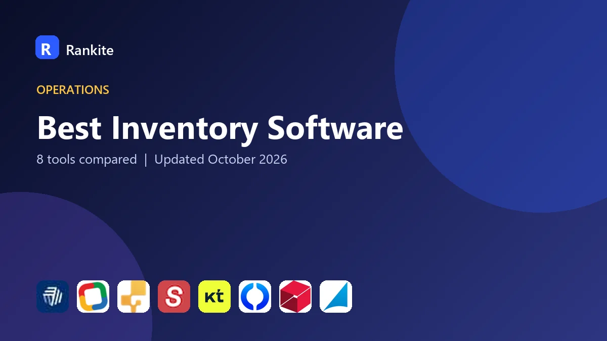 Best Inventory Software in 2026: 8 Tools Compared