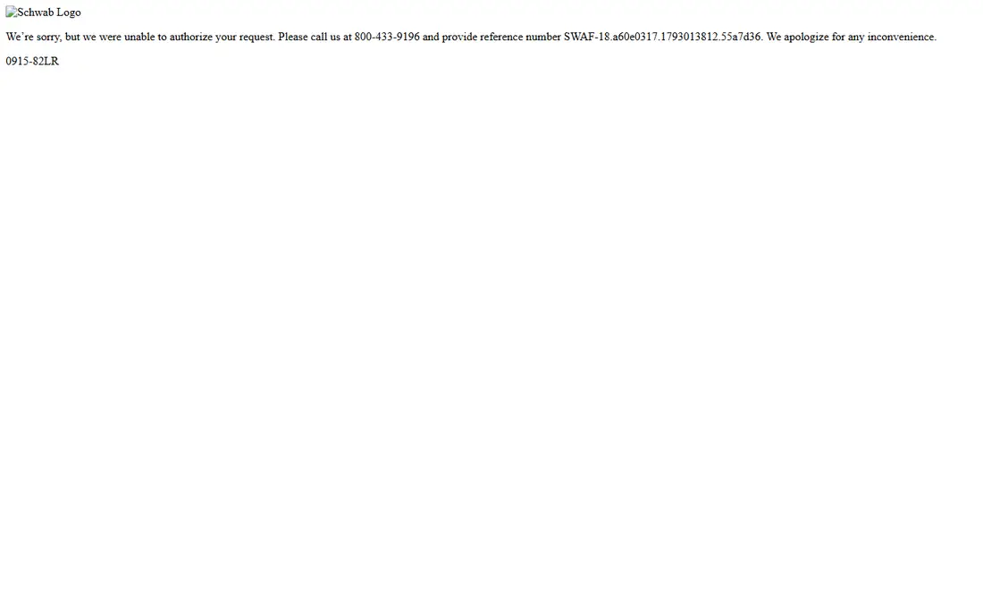 Charles Schwab homepage