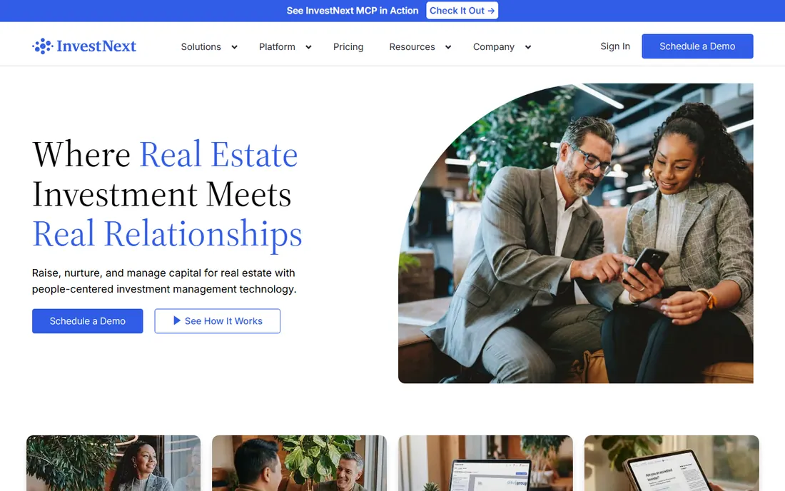 InvestNext homepage