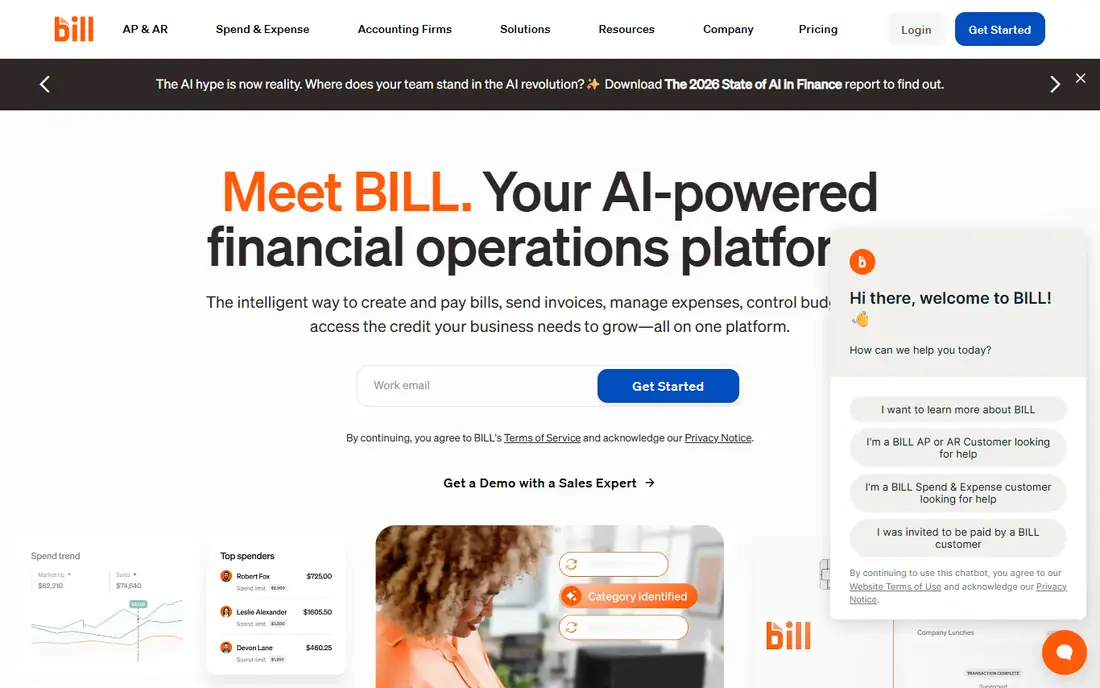 BILL homepage