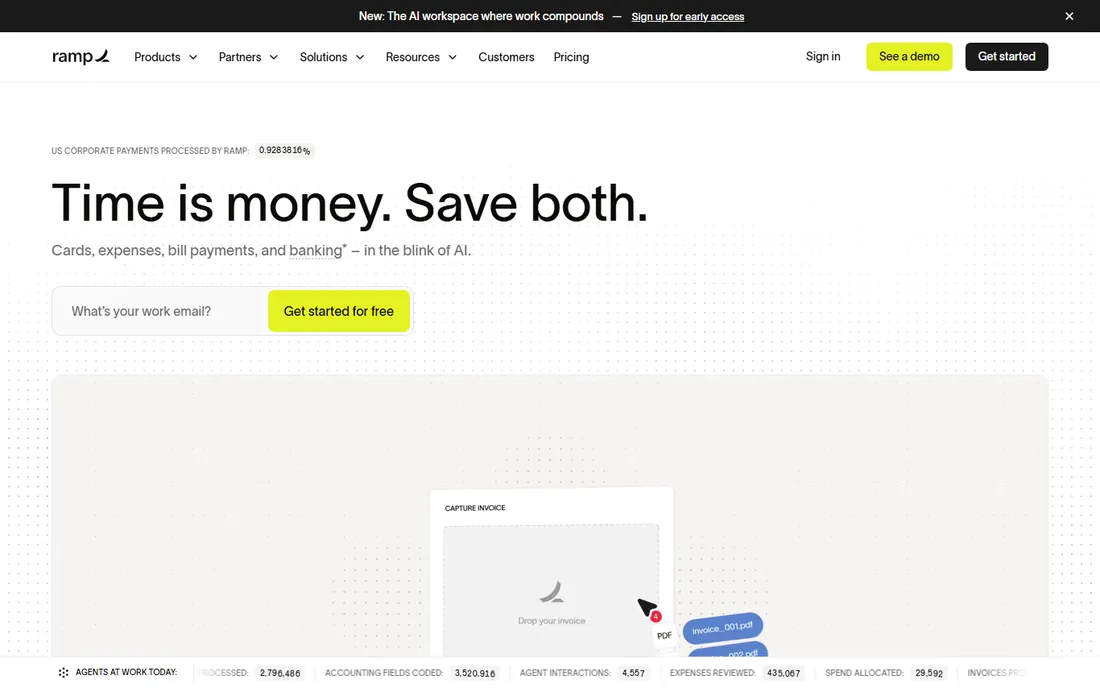 Ramp homepage