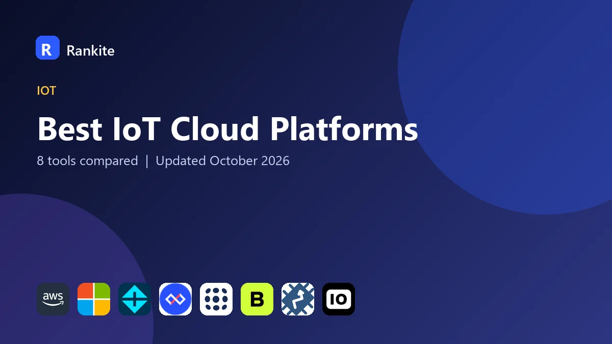 Best IoT Cloud Platforms for 2026: 8 Compared