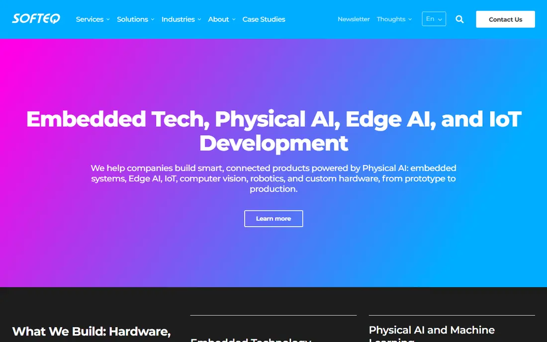 Softeq homepage