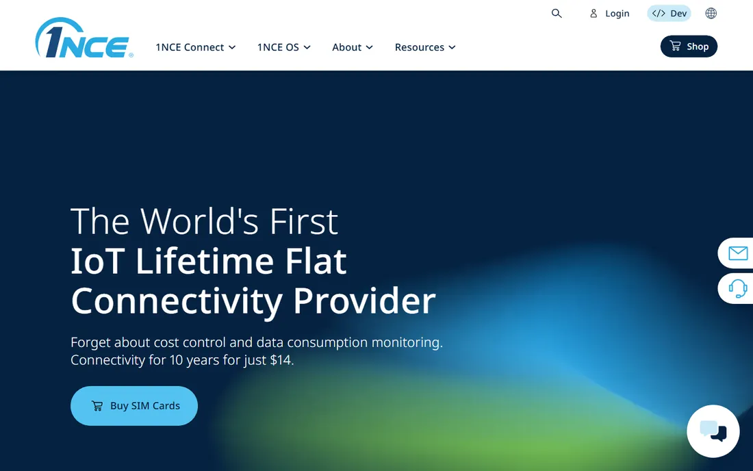 1NCE homepage