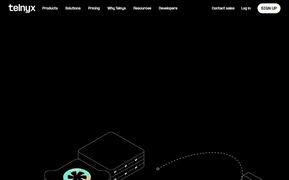Telnyx IoT homepage