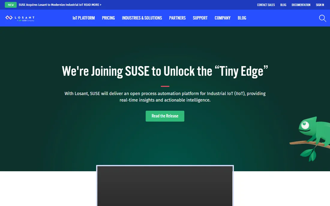 Losant homepage