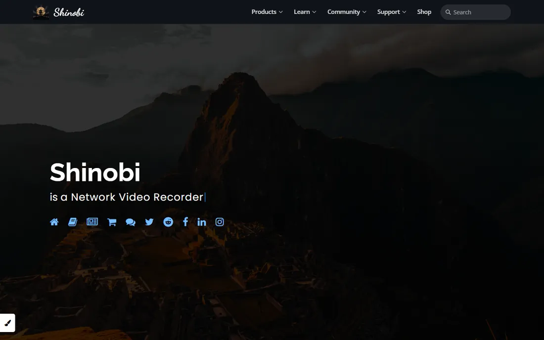 Shinobi homepage